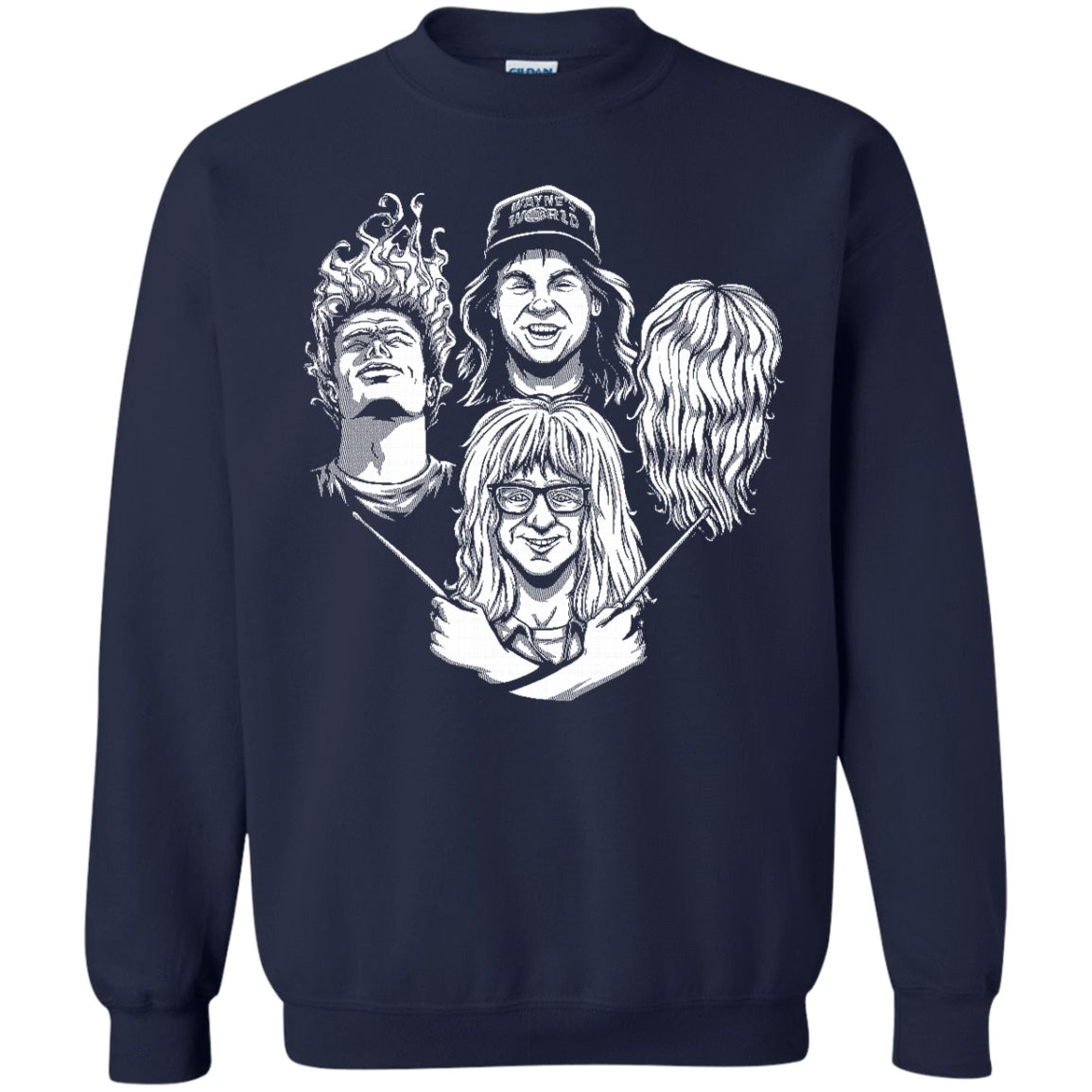 Sweatshirts Navy / S Not Worthy Rhapsody Crewneck Sweatshirt