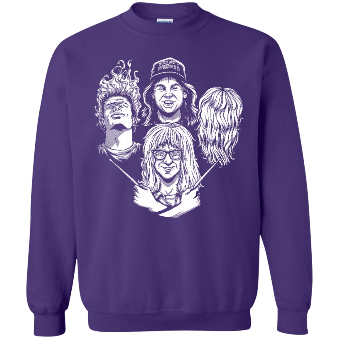 Sweatshirts Purple / S Not Worthy Rhapsody Crewneck Sweatshirt