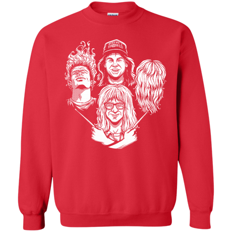 Sweatshirts Red / S Not Worthy Rhapsody Crewneck Sweatshirt