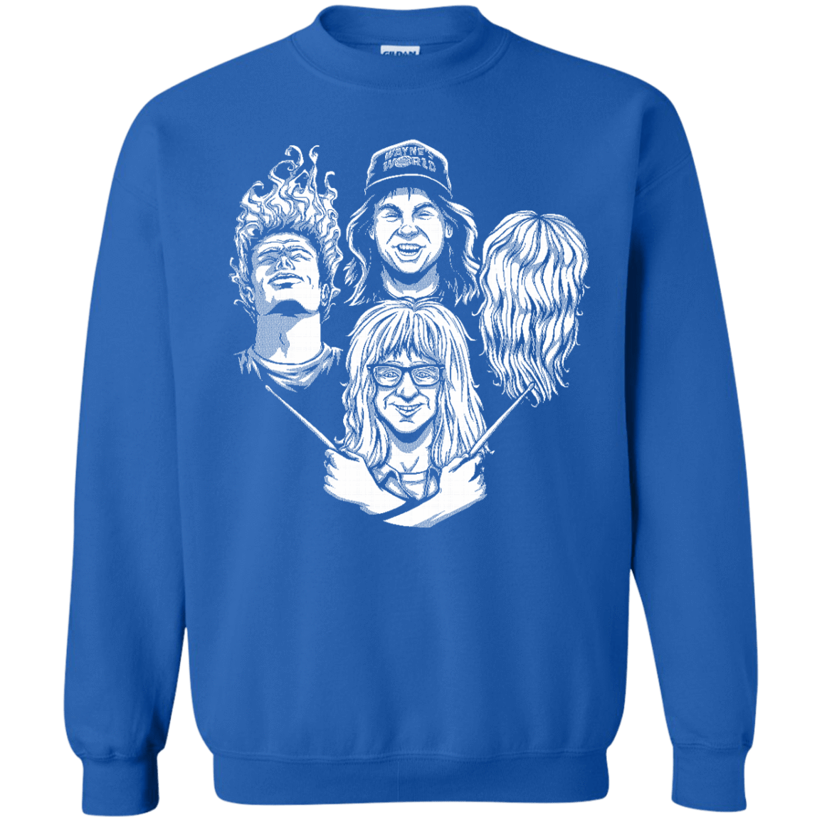 Sweatshirts Royal / S Not Worthy Rhapsody Crewneck Sweatshirt