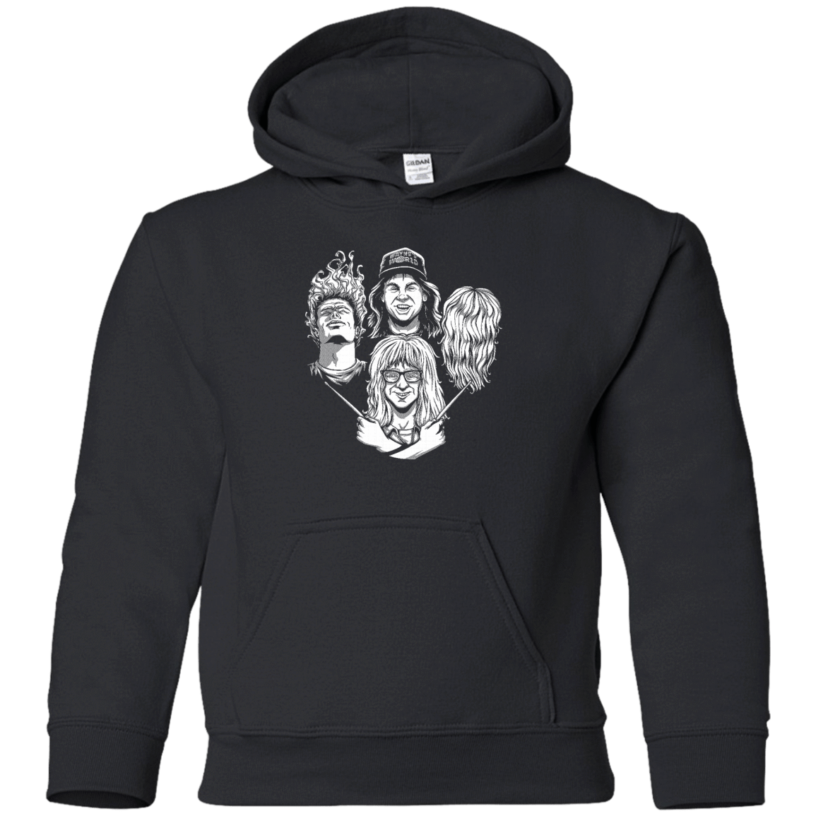 Sweatshirts Black / YS Not Worthy Rhapsody Youth Hoodie