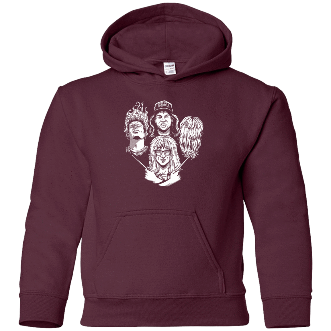 Sweatshirts Maroon / YS Not Worthy Rhapsody Youth Hoodie