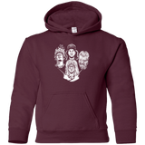 Sweatshirts Maroon / YS Not Worthy Rhapsody Youth Hoodie
