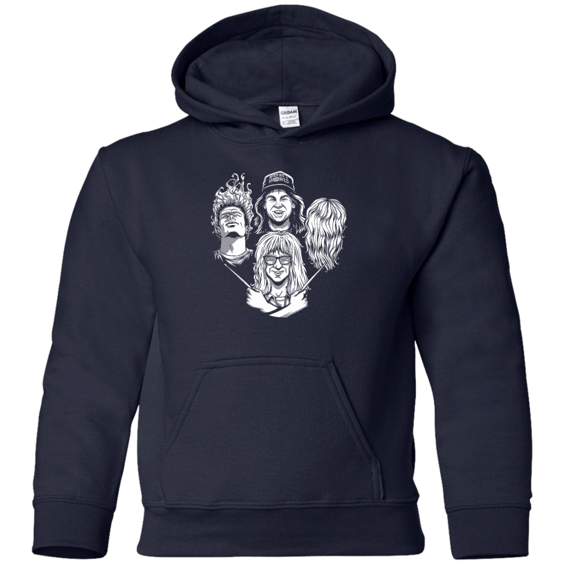 Sweatshirts Navy / YS Not Worthy Rhapsody Youth Hoodie