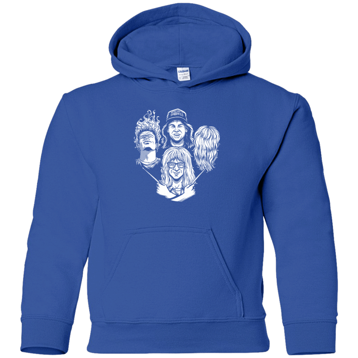 Sweatshirts Royal / YS Not Worthy Rhapsody Youth Hoodie