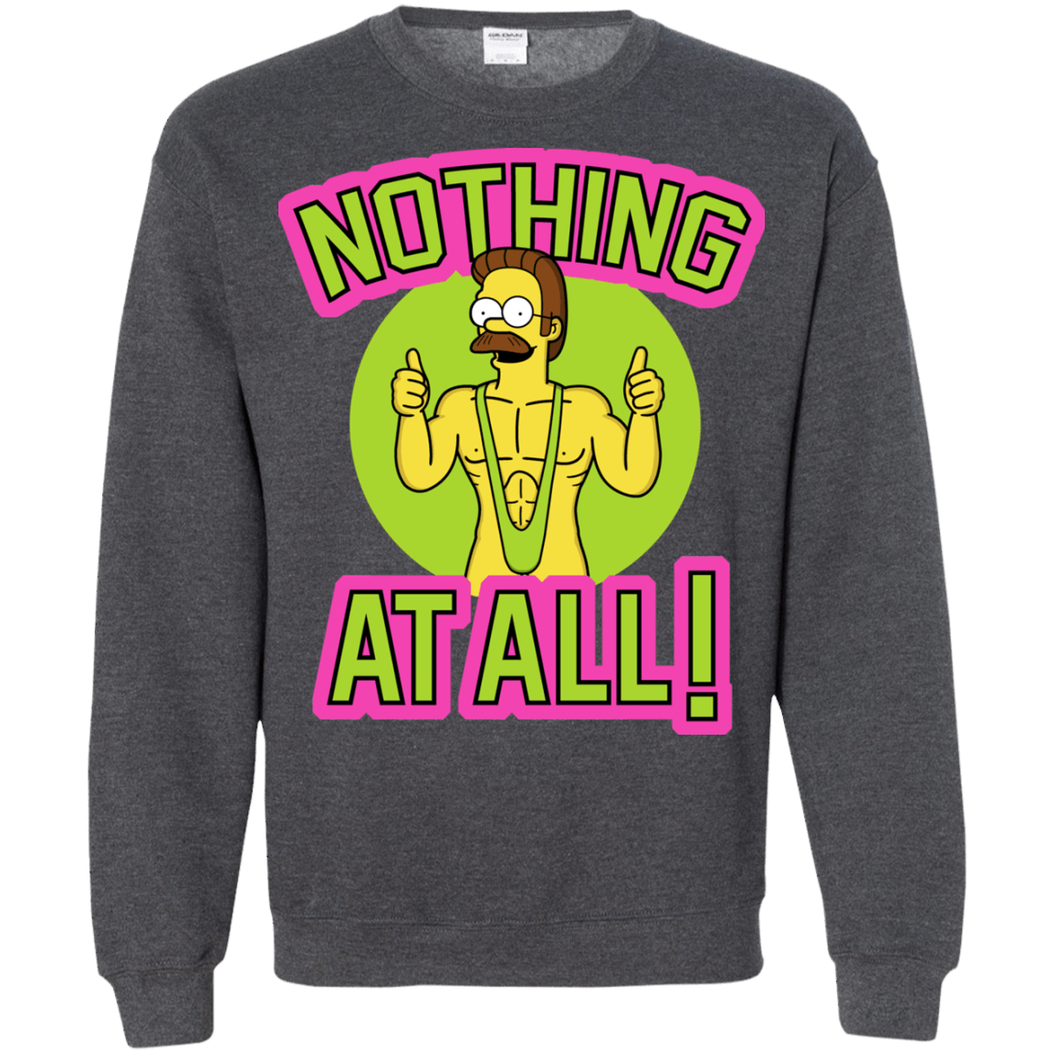 Sweatshirts Dark Heather / S Nothing At All Crewneck Sweatshirt