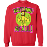 Sweatshirts Red / S Nothing At All Crewneck Sweatshirt