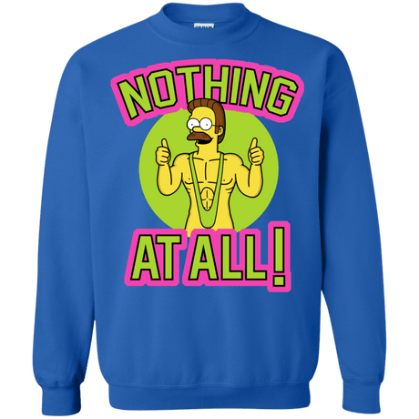 Sweatshirts Royal / S Nothing At All Crewneck Sweatshirt