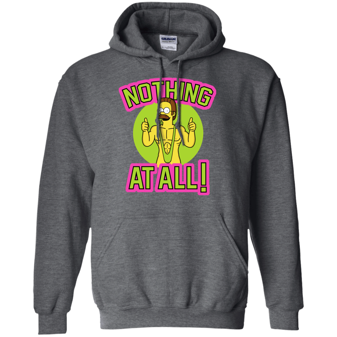 Sweatshirts Dark Heather / S Nothing At All Pullover Hoodie