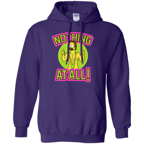 Sweatshirts Purple / S Nothing At All Pullover Hoodie