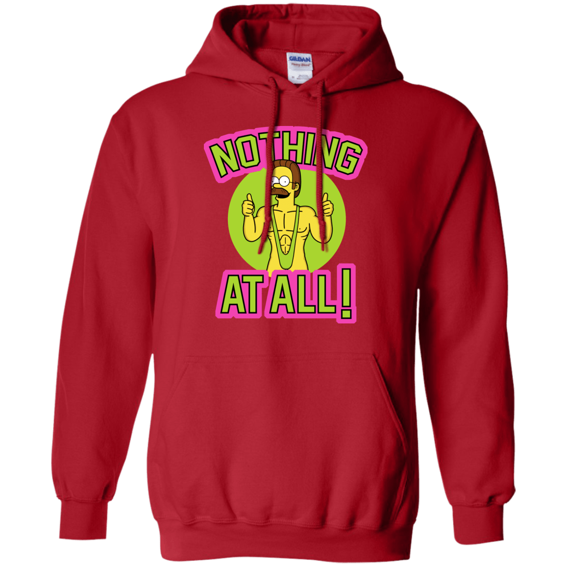 Sweatshirts Red / S Nothing At All Pullover Hoodie