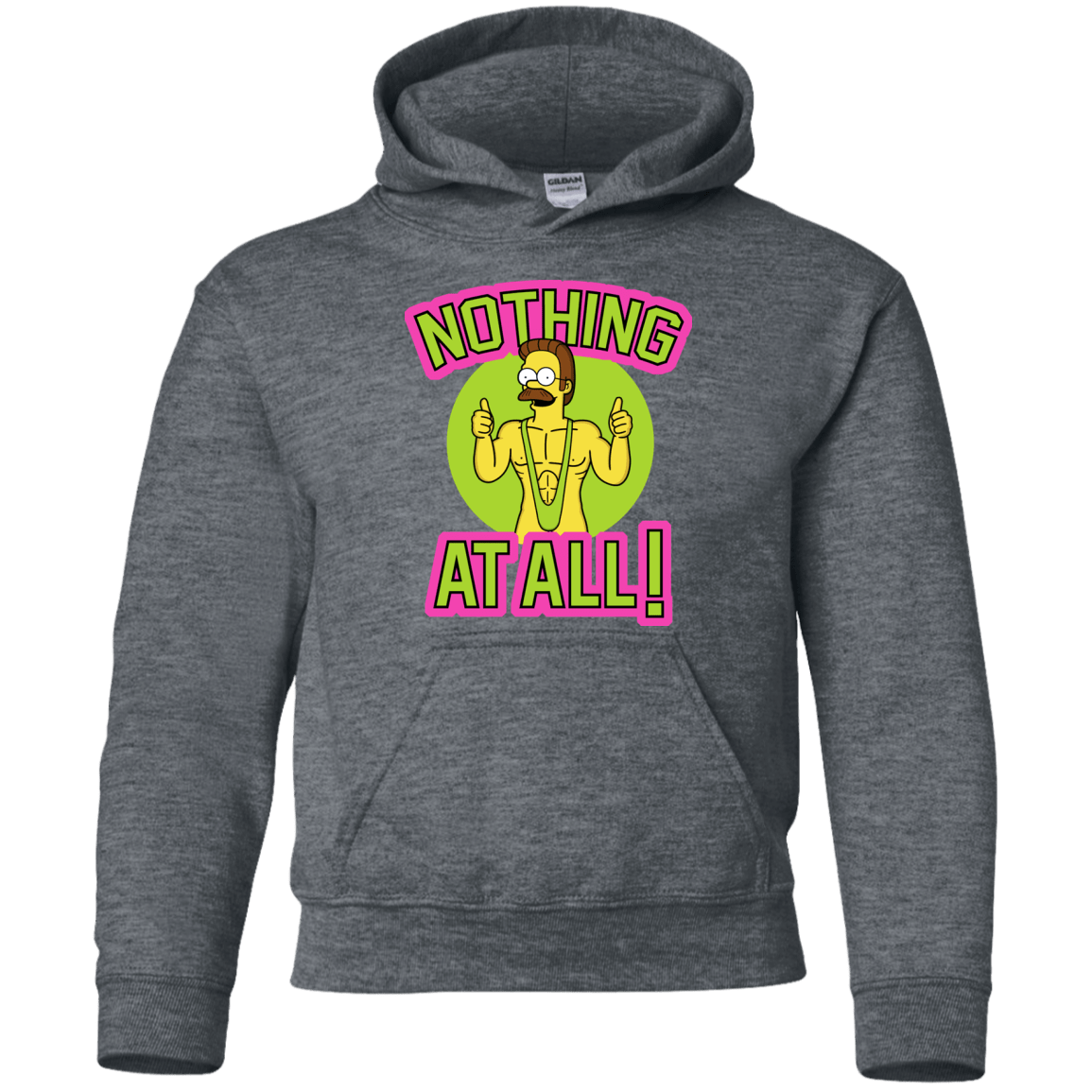 Sweatshirts Dark Heather / YS Nothing At All Youth Hoodie