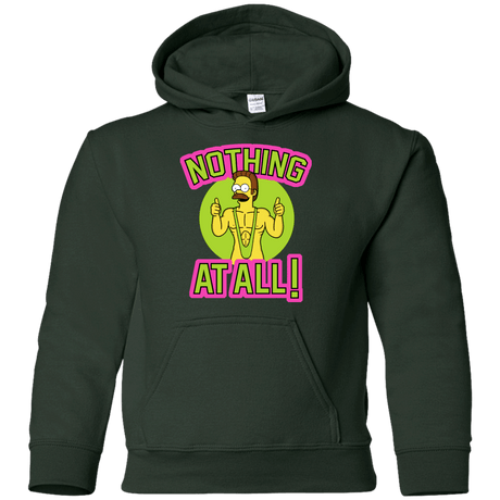 Sweatshirts Forest Green / YS Nothing At All Youth Hoodie