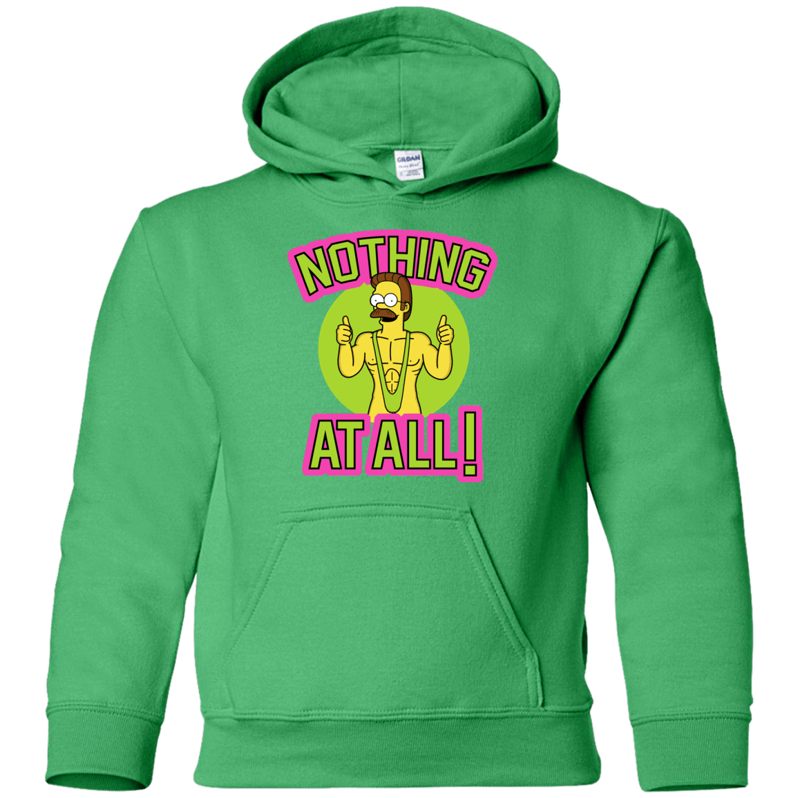 Sweatshirts Irish Green / YS Nothing At All Youth Hoodie