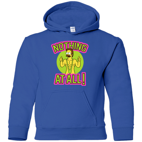 Sweatshirts Royal / YS Nothing At All Youth Hoodie