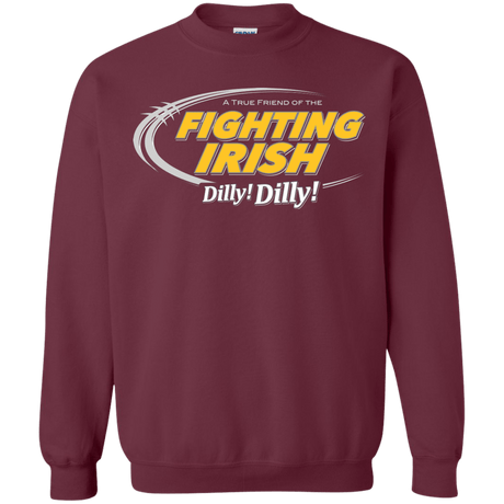Sweatshirts Maroon / Small Notre Dame Dilly Dilly Crewneck Sweatshirt