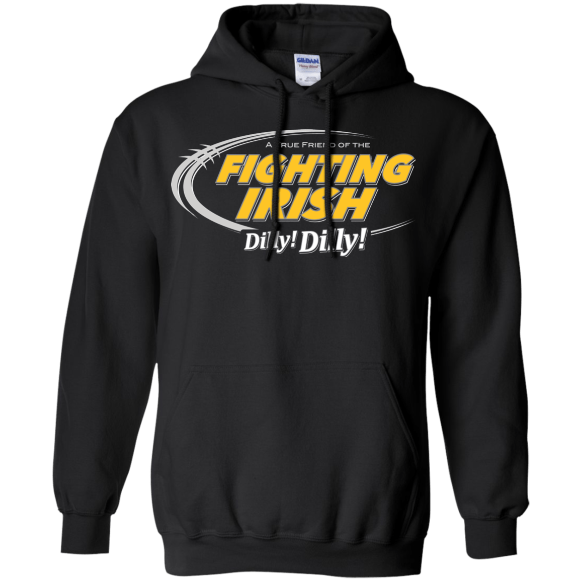 Sweatshirts Black / Small Notre Dame Dilly Dilly Pullover Hoodie