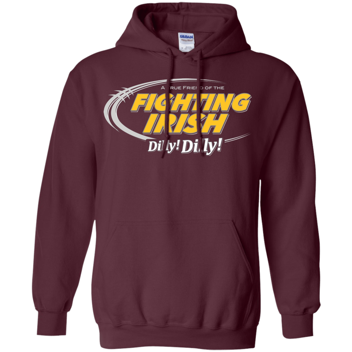 Sweatshirts Maroon / Small Notre Dame Dilly Dilly Pullover Hoodie