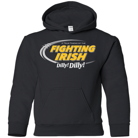 Sweatshirts Black / YS Notre Dame Dilly Dilly Youth Hoodie