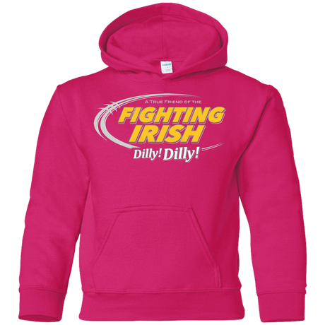 Sweatshirts Heliconia / YS Notre Dame Dilly Dilly Youth Hoodie