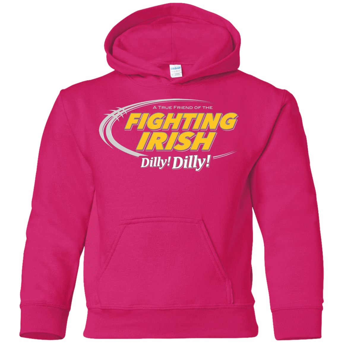 Sweatshirts Heliconia / YS Notre Dame Dilly Dilly Youth Hoodie