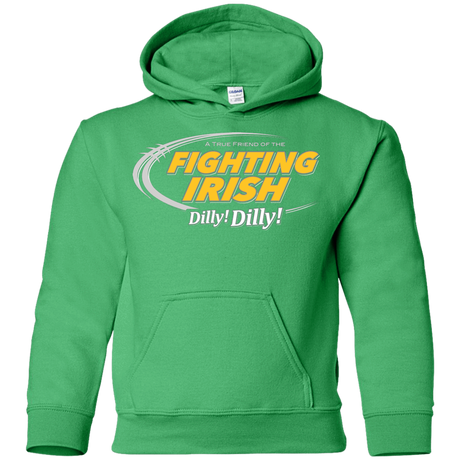 Sweatshirts Irish Green / YS Notre Dame Dilly Dilly Youth Hoodie