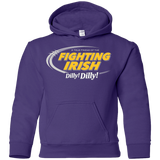 Sweatshirts Purple / YS Notre Dame Dilly Dilly Youth Hoodie