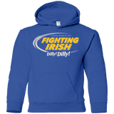 Sweatshirts Royal / YS Notre Dame Dilly Dilly Youth Hoodie