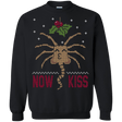 Sweatshirts Black / S Now Kiss Crewneck Sweatshirt