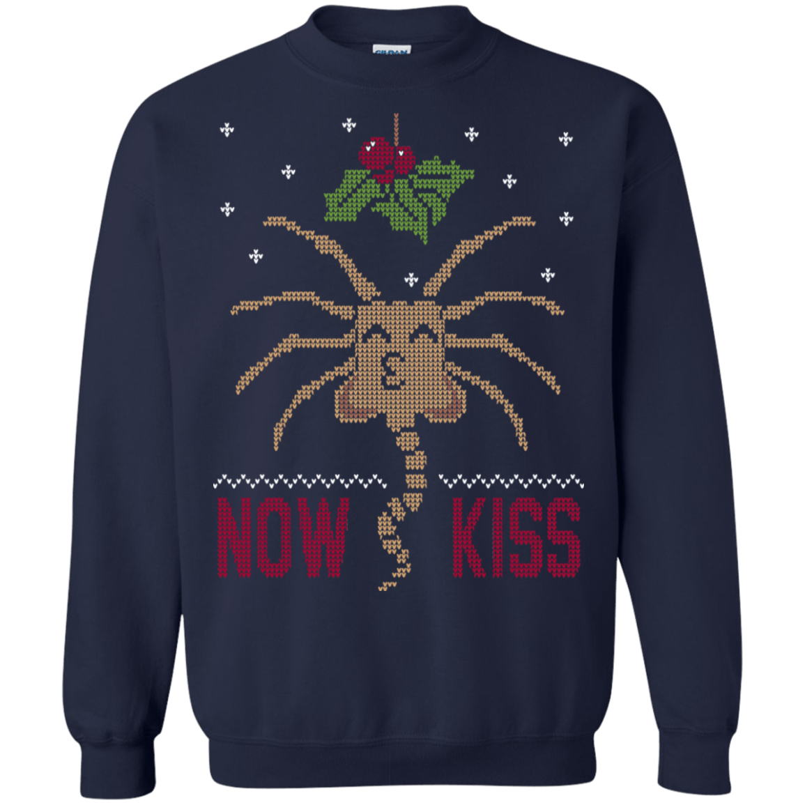 Sweatshirts Navy / S Now Kiss Crewneck Sweatshirt