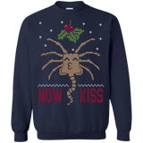 Sweatshirts Navy / S Now Kiss Crewneck Sweatshirt