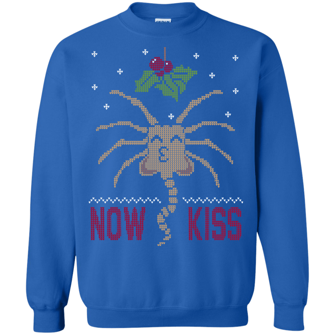 Sweatshirts Royal / S Now Kiss Crewneck Sweatshirt