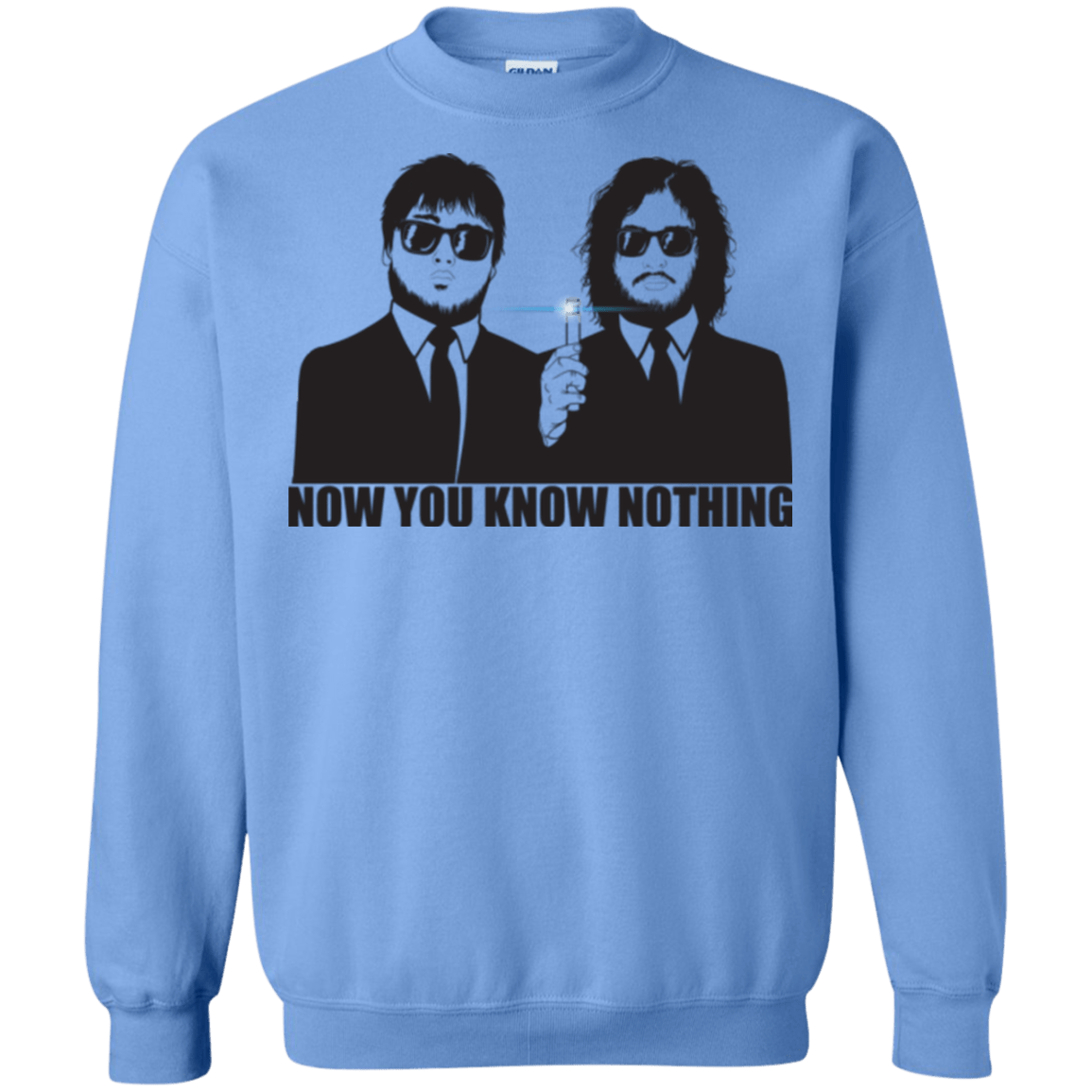 Sweatshirts Carolina Blue / Small NOW YOU KNOW NOTHING Crewneck Sweatshirt