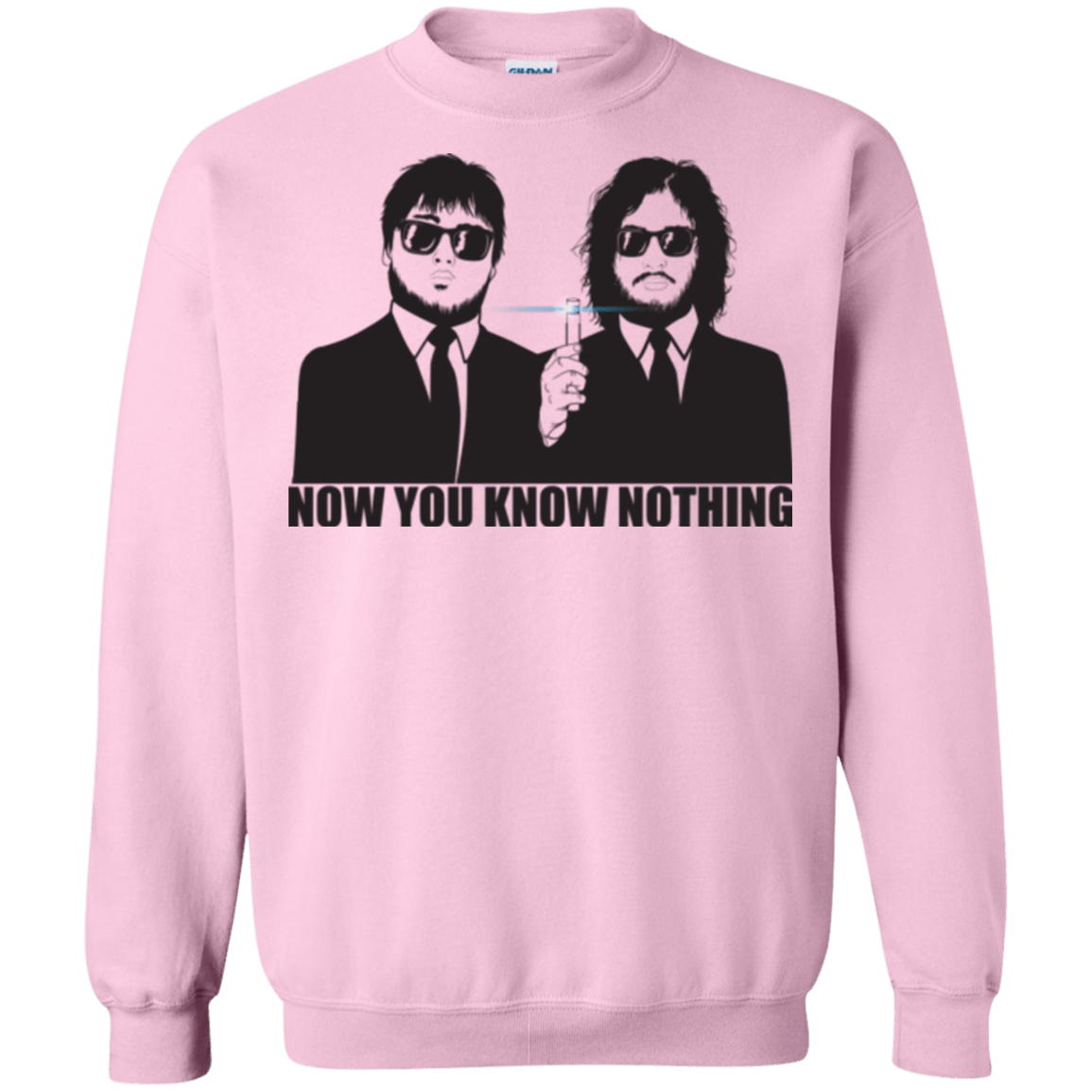 Sweatshirts Light Pink / Small NOW YOU KNOW NOTHING Crewneck Sweatshirt