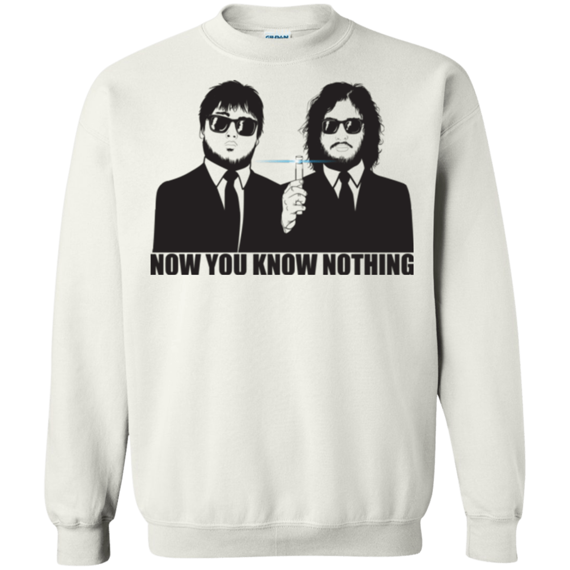 Sweatshirts White / Small NOW YOU KNOW NOTHING Crewneck Sweatshirt