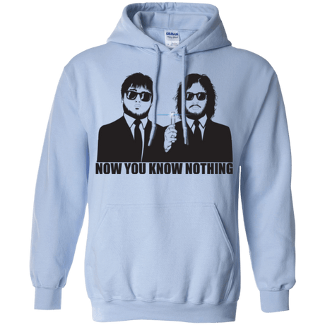 Sweatshirts Light Blue / Small NOW YOU KNOW NOTHING Pullover Hoodie