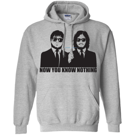 Sweatshirts Sport Grey / Small NOW YOU KNOW NOTHING Pullover Hoodie