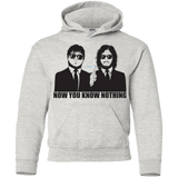 Sweatshirts Ash / YS NOW YOU KNOW NOTHING Youth Hoodie