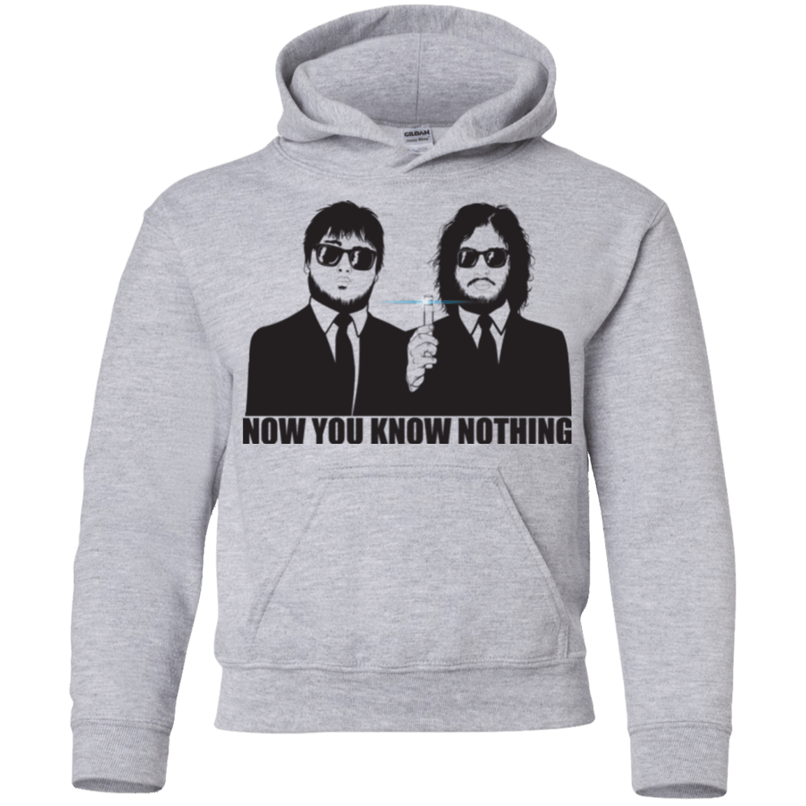 Sweatshirts Sport Grey / YS NOW YOU KNOW NOTHING Youth Hoodie