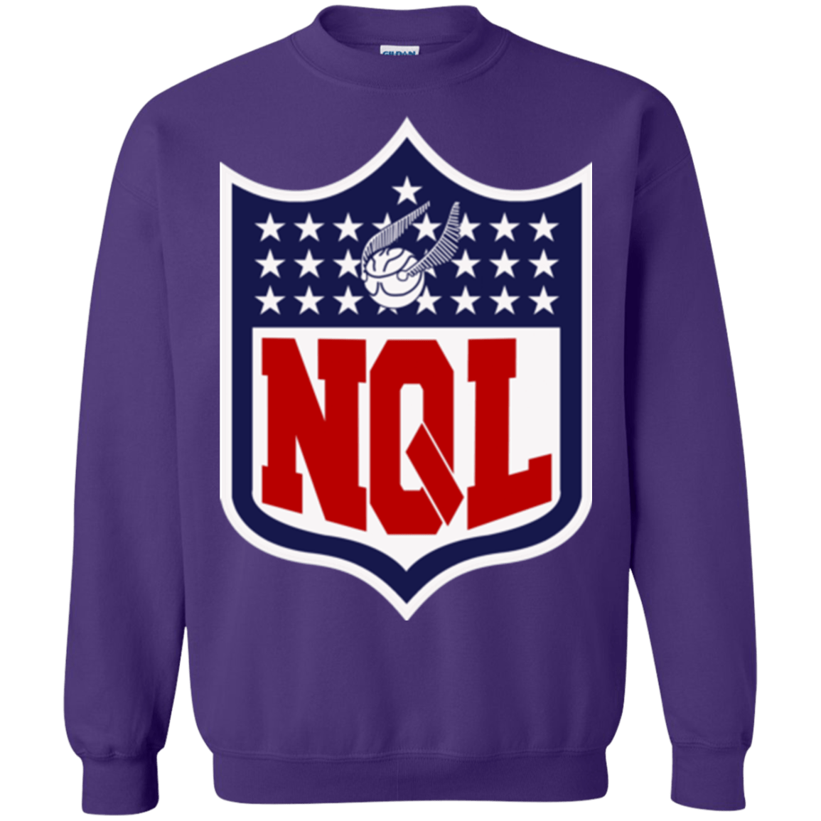 Sweatshirts Purple / Small NQL Crewneck Sweatshirt