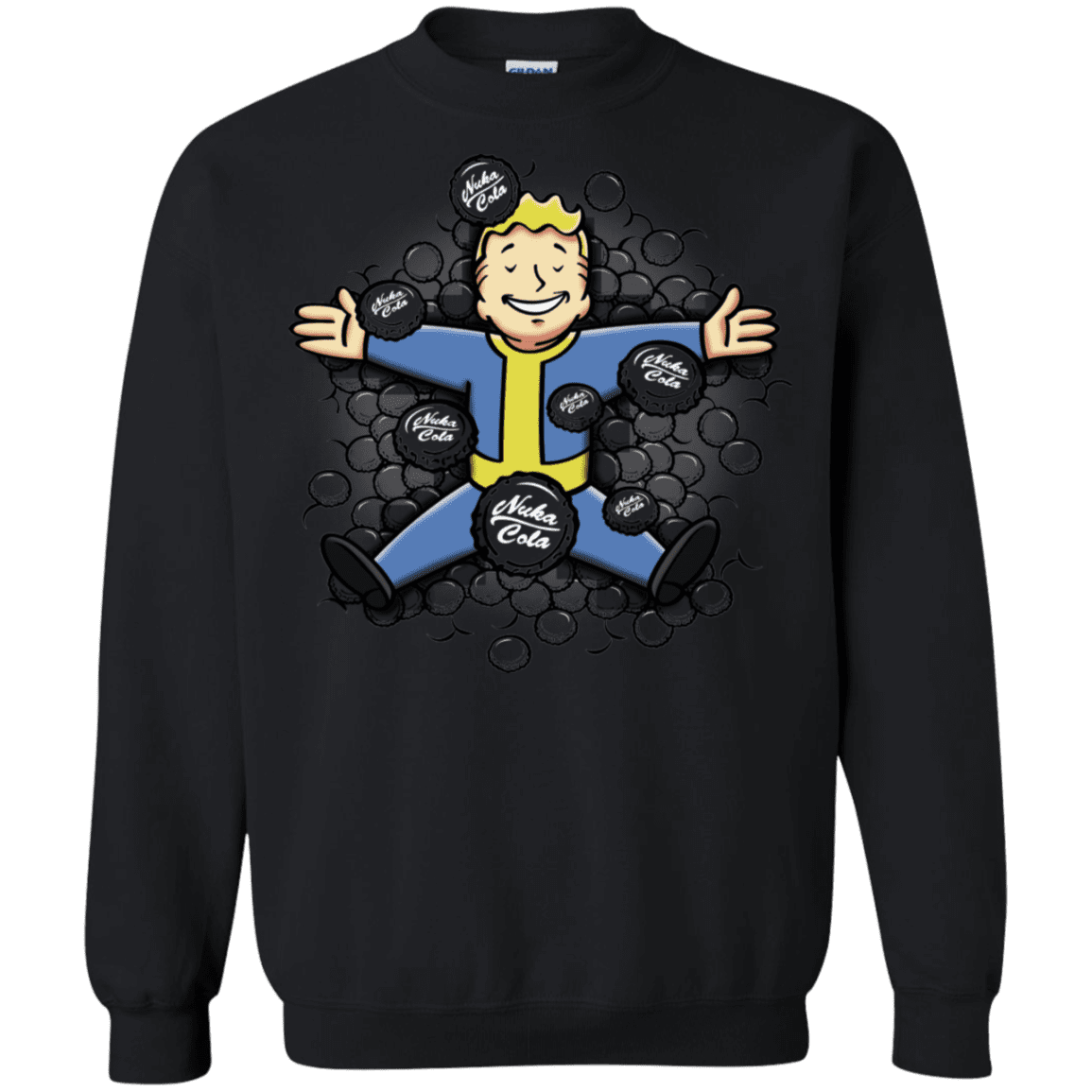 Sweatshirts Black / S Nuclear Beauty Crewneck Sweatshirt