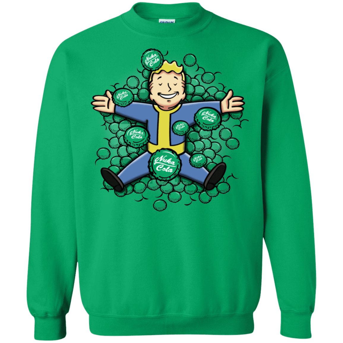 Sweatshirts Irish Green / S Nuclear Beauty Crewneck Sweatshirt