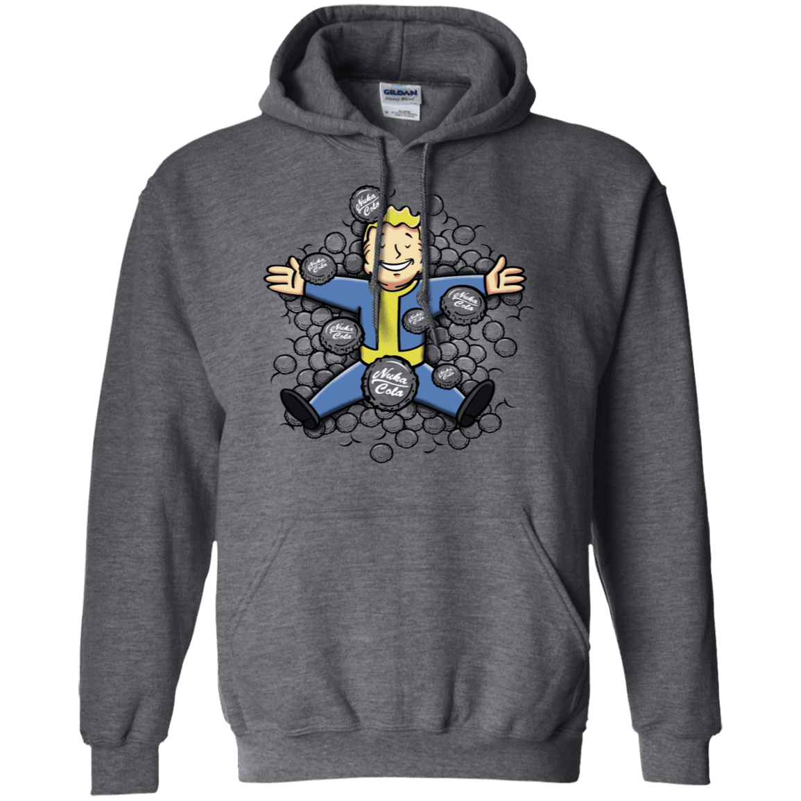 Sweatshirts Dark Heather / S Nuclear Beauty Pullover Hoodie