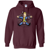 Sweatshirts Maroon / S Nuclear Beauty Pullover Hoodie