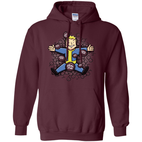 Sweatshirts Maroon / S Nuclear Beauty Pullover Hoodie