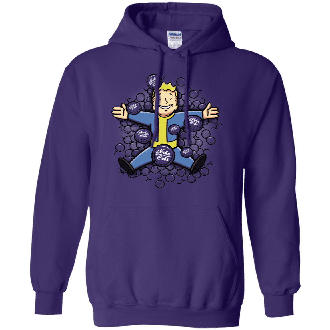 Sweatshirts Purple / S Nuclear Beauty Pullover Hoodie