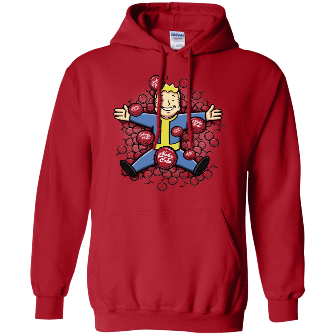 Sweatshirts Red / S Nuclear Beauty Pullover Hoodie