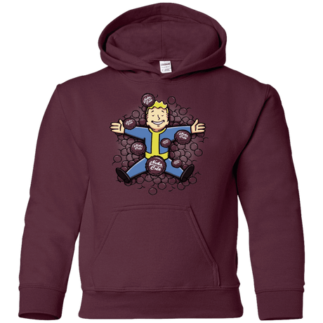 Sweatshirts Maroon / YS Nuclear Beauty Youth Hoodie