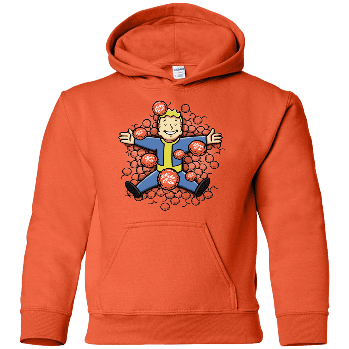 Sweatshirts Orange / YS Nuclear Beauty Youth Hoodie