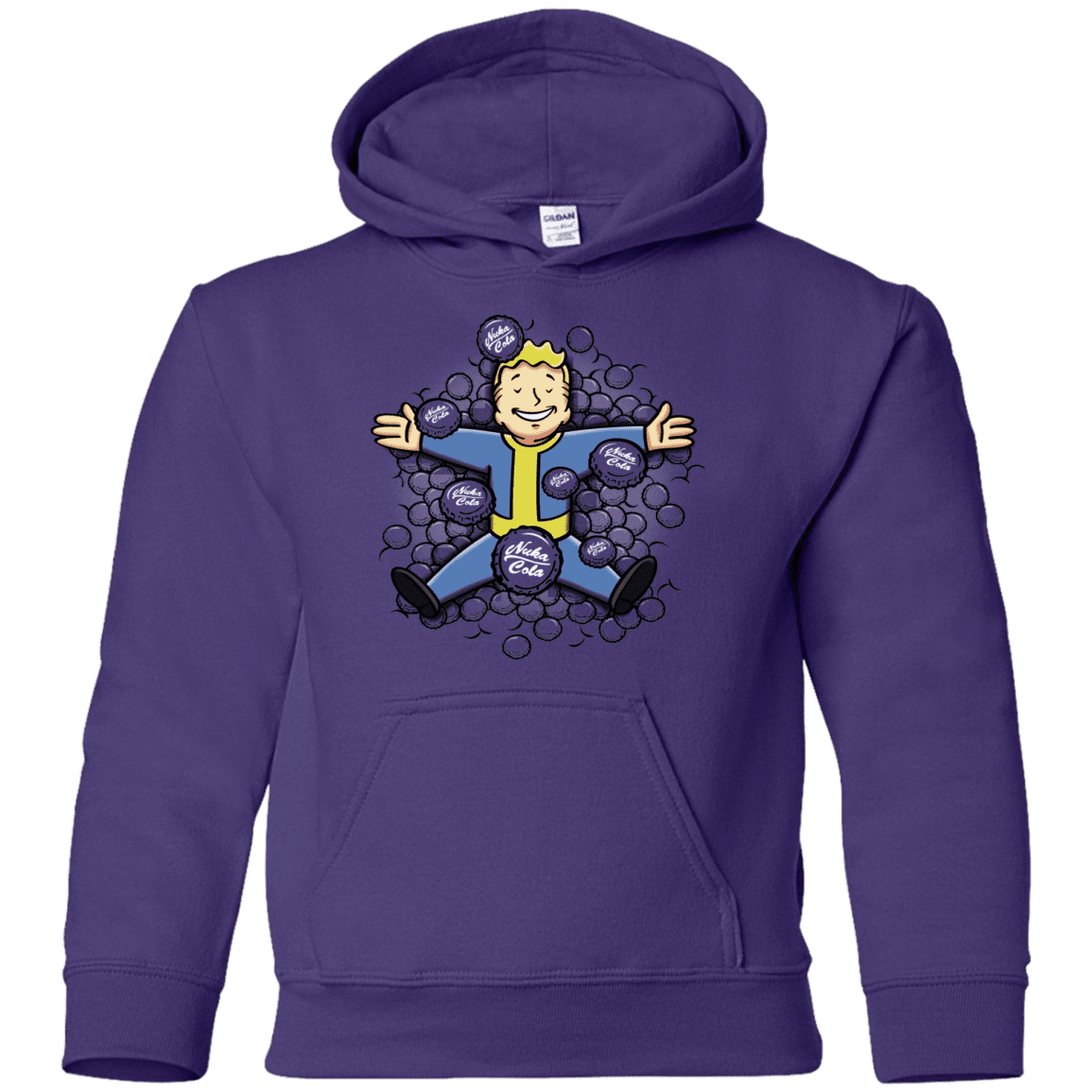 Sweatshirts Purple / YS Nuclear Beauty Youth Hoodie